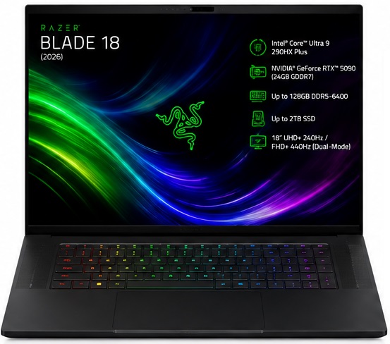 razer blade 18 (2026) max spec front