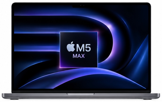 14-inch MacBook Pro with M5 Max front
